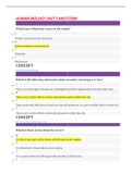 HUMAN BIOLOGY UNIT 5 MILESTONE {30 out of 30} | Southern New Hampshire University | Already Graded A.