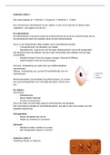 Samenvatting Anatomie cellen, weefsels, zenuwen