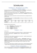 Samenvatting Hoofdstuk 2 Chemie overal vwo 4