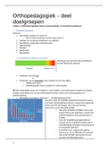 Samenvatting  Orthopedagogiek: Theorieën, Doelgroepen En Werkvelden (P0U13A)