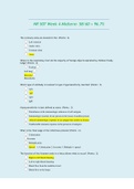 NR 507 / NR507 Week 4 Midterm Exam Answers, Attempt Score;58 Out of 60.