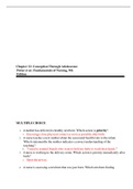 NR 222 Unit 6 Test Bank Chapter 12; Conception Through Adolescence (Latest, 2022/2023) Graded A Chapter 12: Conception Through Adolescence, pp. 141–158) Potter et al.: Fundamentals of Nursing, 9th Edition  MULTIPLE CHOICE  A mother has delivered a healthy