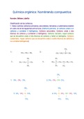 Química Orgánica: Nombrando compuestos 