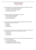 NR 304 Final Comprehensive Exam Practice Questions & Answers