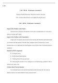 C361   MLM1   PA 1 Template   7th edition APA compliant December  2020.docx  C-361  C361 - MLM1  €“ Performance Assessment 1  College of Health Professions, Western Governors University C361: Evidence-Based Practice and Applied Nursing Research   C361 - M