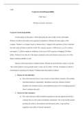 C206 Task 3 IC Final.docx  C206  Corporate Social Responsibility  C206 Task 3  Western Governors University  Corporate Social Responsibility  For the purpose of this paper, I will be discussing the code of ethics for the retail staple, Walmart. In order t