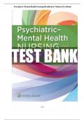 Test Bank - for Varcarolis Foundations of Psychiatric-Mental Health Nursing 9th Edition by Margaret Jordan Halter, All Chapters | Complete Guide A+