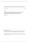 The European Bank for Reconstruction and  Development: Legal and Policy Issues