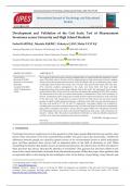 Development and Validation of the Grit Scale: Test of Measurement  Invariance across University and High School Students