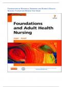 FOUNDATIONS OF MATERNAL-NEWBORN AND WOMEN’S HEALTH NURSING 7TH EDITION MURRAY TEST BANK