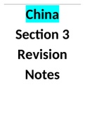 Unit 3: The Transition to Socialism AQA History revision notes: The Transformation of China 1936-1997