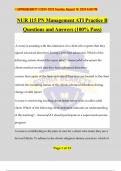 NUR 115 PN Management ATI Practice B Questions and Answers (100% Pass)