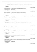 Exam (elaborations)STRUCTURE AND FUNCTION OF HUMAN BODY  (G150 / PHA1500) 