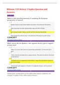 Milstone 1 US history 1 Sophia Question and Answers,100% CORRECT