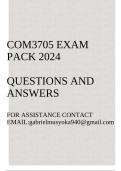 COM3705 Exam pack 2024(International Communication) Questions and answers