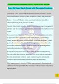 Torts 1L Exam Study Guide with Complete Solutions