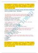 Test Bank For Maternity and Pediatric Nursing 3rd Edition By Ricci Kyle Carman with Question and Answers, From Chapter 1-51 and rationale. ISBN NO-10,9781451194005||ISBN NO-13,978-1451194005,Complete Guide A+