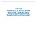 ISYE 6501   Introduction to Analytic Model  Homework 2 (Summer 2024)  Georgia Institute of Technology.