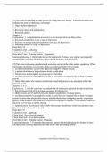 Gerontological Nursing, 4e (Tabloski)  Chapter 7   Psychological and Cognitive Function