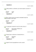 NURS 6512N Health Assessment, Final Exam 15