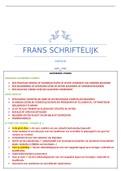 Samenvatting  Frans