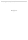 Exam (elaborations) PSY 520 WEEK 8 Research Question Project Chamberlain College of Nursing (PSY 520 WEEK 8 Research Question Project Chamberlain College of Nursing)