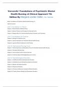 Varcarolis' Foundations of Psychiatric Mental Health Nursing :A Clinical Approach 7th Edition By Margaret Jordan Halter, PhD, PMHCNS