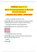 COMSAE level 2 111   Exam Tested Questions & Revised  Correct Answers   | IMAGES INCLUDED | UPDATED!! 