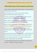 ASE S4 Brakes Exam Practice Questions and Answers