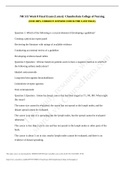 NR 511 Week 8 Final Exam (Latest): Chamberlain College of Nursing (FOR 100% CORRECT ANSWER CHECK THE LAST PAGE)Reviewed 2021.