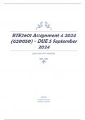 BTE2601 Assignment 4 2024 (620050) - DUE 5 September 2024