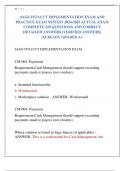 SAGE INTACCT IMPLEMENTATION EXAM AND  PRACTICE EXAM NEWEST 2024-2025 ACTUAL EXAM  COMPLETE 220 QUESTIONS AND CORRECT  DETAILED ANSWERS (VERIFIED ANSWERS)  |ALREADY GRADED A+ 