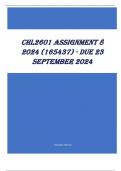 CHL2601 Assignment 8 2024 (165437) - DUE 23 September 2024