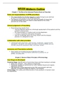 NR508 Midterm  Comprehesive Outline