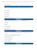 MED MISC The Blood Vessels Test questions and answers download to score A