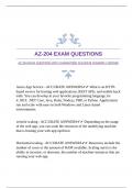 AZ-204 EXAM QUESTIONS WITH GUARANTEED ACCURATE ANSWERS |VERIFIED