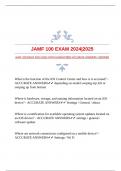 JAMF 100 EXAM 2024|2025 WITH GUARANTEED ACCURATE ANSWERS |VERIFIED