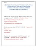 CPSGT PT.1 FINAL EXAM NEWEST 2024-2025 ACTUAL  EXAM COMPLETE ALL 100 QUESTIONS AND  CORRECT DETAILED ANSWERS (VERIFIED  ANSWERS) |ALREADY GRADED A+