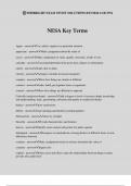 NESA Key Terms