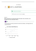 STATISTICS Unit 4 Milestone 4 EXAM, Latest Questions and Answers with Explanations, All Correct Study Guide, Download to Score A