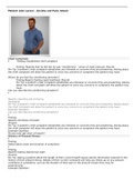 PSYCH C487: Shadow Health Patient - John Larsen – Anxiety and Panic Attack. Case Study Solution.