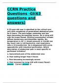 CCRN Practice Questions -GI(63 questions and answers)