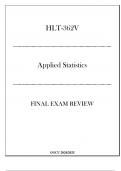 (GCU) NRS-362V Applied Statistics - Final Exam Review 20242025