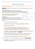 Hesi Biology A2 -Student Exploration: Diffusion