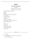 Exam (elaborations) NR 327 Exam 2 Content Review Sheet NR 327 Exam 2 Content Review Sheet