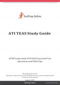 ATI TEAS 7 Complete 4 Versions (2024) - Exam Questions & Correct Answers for Reading, Math, Science, English, and Language Use | Ultimate Study Guide And Test Practice