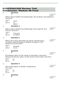 G150/PHA1500 Review Test Submission: Module 06 Final Exam