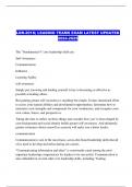 LDR-201S; LEADING TEAMS EXAM LATEST UPDATED 2024-2025