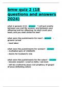 BMW Group Numbers exam questions and answers.