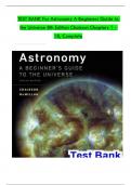 TEST BANK For Astronomy A Beginners Guide to the Universe, 8th Edition by Chaisson, Verified Chapters 1 - 18, Complete Newest Version